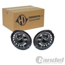 DIEDERICHS TUNING H7 SCHEINWERFER SATZ KLARGLAS SCHWARZ passend für VW NEW