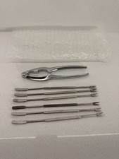 7pc Lobster & Crab Tool Set – Lobster Cracker + 6 Seafood Forks –Stainless Steel