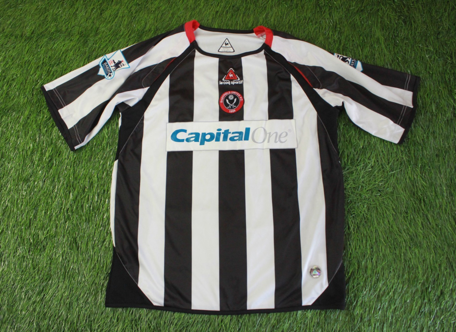 SHEFFIELD UNITED 2006/2007 VTG FOOTBALL SHIRT JERSEY AWAY LE COQ SPORTIF SIZE M