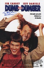 Mike Starr Signed Dumb Dumber 11x17 Movie Poster w/Gasman - SCHWARTZ COA