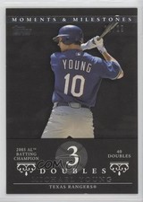 2007 Topps Moments & Milestones Black 23/29 Michael Young #113 g6w