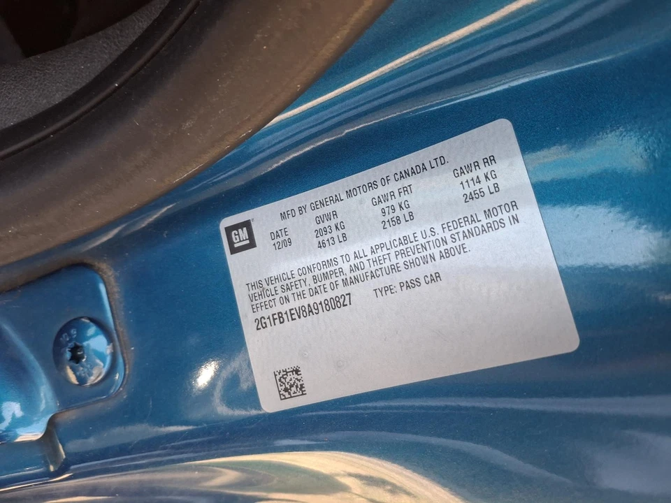 Used Alternator fits: 2010 Chevrolet Camaro 3.6L ID 13501720 Grade A - Image 4 of 4