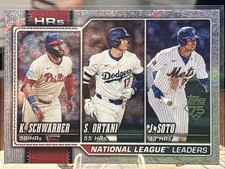 2026 TOPPS Series 1 NL HR Leaders #84 Sand Glitter Schwarber/Ohtani/Soto