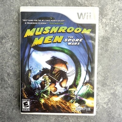 Mushroom Men The Spore Wars Nintendo Wii Complete With Manual CIB Tested & Works