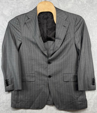 Suitsupply Suit Perennial Vitale Barberis Canonico Gray Wool Jacket 44 Pants 36