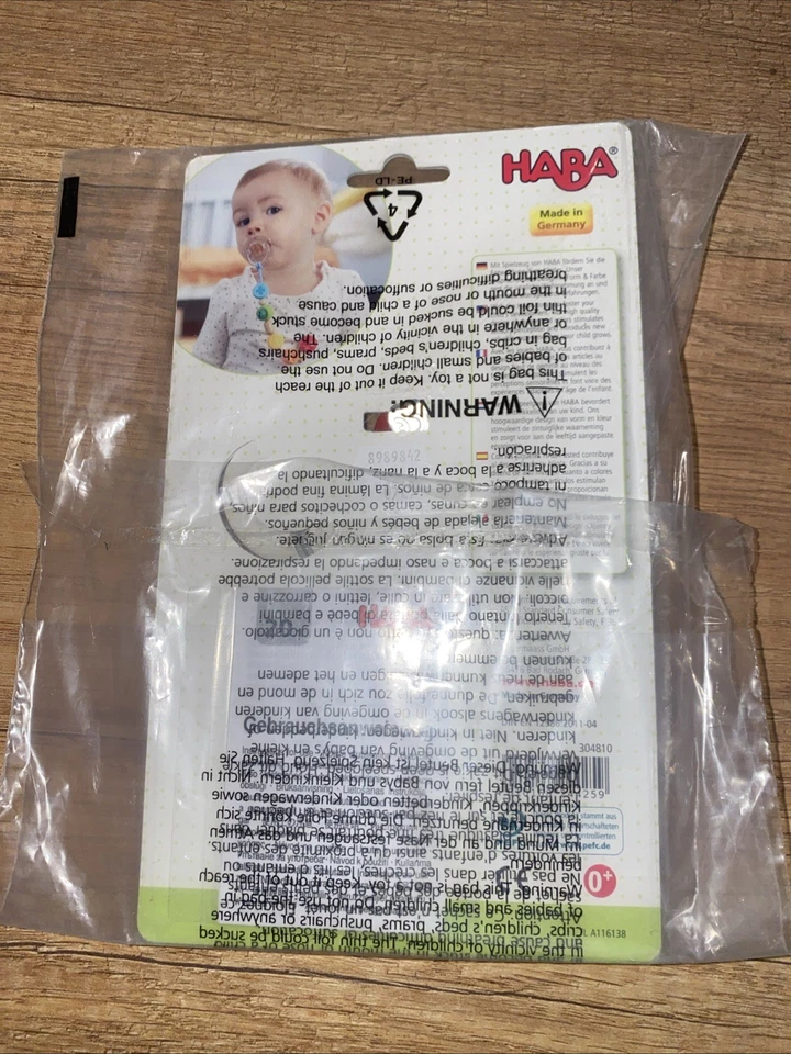 Haba Schnullerkette Farbenfroh 304810 - Bild 2 von 2