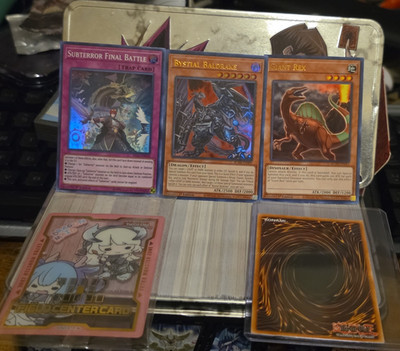 Yugioh 551 Cards Bulk Lot Unsearched tin box �� please read description