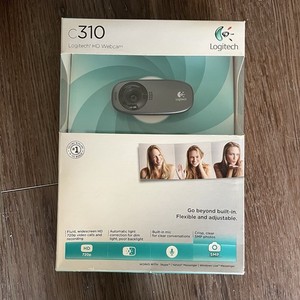 Logitech C310 720P/30FPS HD Webcam - Black SEALED NEW