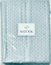 MATOUK PEARL SHAMS JADE KING (set of 2) NWT - vintage-color disc in Pearl line 