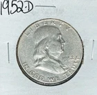 1952-D FRANKLIN SILVER HALF DOLLAR ~ NICE COIN~