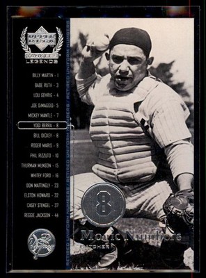 2000 Upper Deck Yankees Legends Yogi Berra #56 New York Yankees | eBay