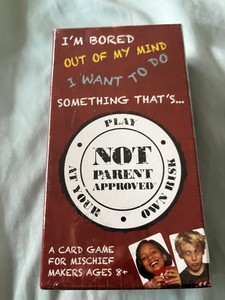 Not Parent Approved Card Game