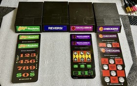 INTELLIVISION GAMES LOT OF 6 CARTS /5 WITH OVERLAYS ONLY CLEANED &TESTED 3/13/26