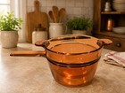 Corning Vision Amber Double Boiler 1.5 L Pot NO LID — photo 1
