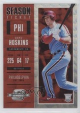 2018 Panini Chronicles Contenders Optic Ruby Wave Prizm /199 Rhys Hoskins #8 uk2