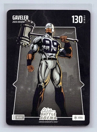 GAVELER (Aaron Judge) Bo Jackson Battle Arena #BF-242 Battlefoil Steel