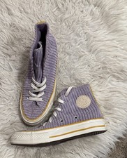 Converse Chuck Taylor All Star high-top sneakers in purple corduroy women's 5.5