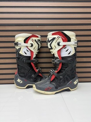 Alpinestars Tech 10 Supervented Boots Size 9 - Grey / White