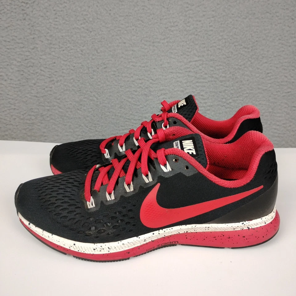 Nike Air Zoom Pegasus 34 женщин 8 NIKEiD черный красный брызги работает AH1819-991 - Изображение 2 из 4