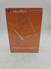 VSeeBox V6 Pro Android Reproductor multimedia 4K WiFi Bluetooth Control remoto por voz