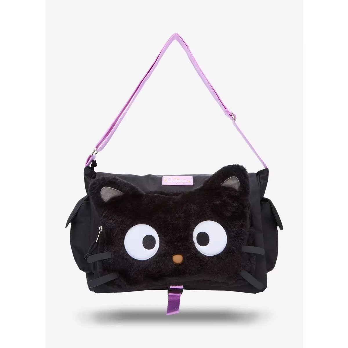 Sanrio Chococat Figural Fuzzy Plush Messenger Bag | eBay