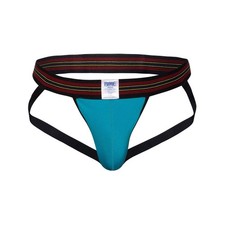 BIKE Athletic Mesh Jockstrap   Breathable Men's Performance Supporter in Teal