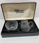 NIB Waterford Crystal Creamer and Sugar in Box and Instructions Vintage USA