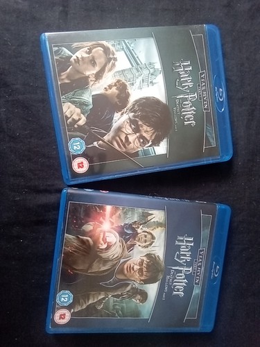 Happy Potter And The Deathly Hallows Part 1&2 Blu Ray Disks - Picture 2 of 2