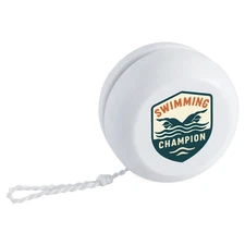 'Swimming Champion Emblem' Retro Style Yo-Yo (YY00049198)