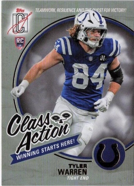 Tyler Warren - 2025 Topps Signature Class #CA-14 Class Action