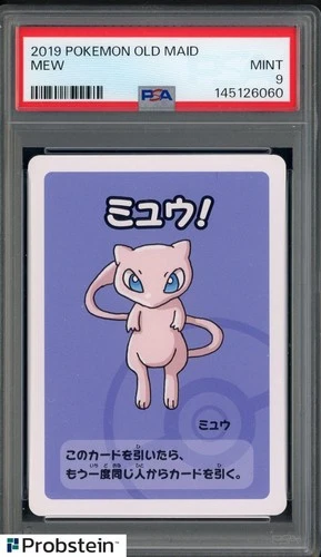 2019 Pokemon Old Maid Mew PSA 9 MINT