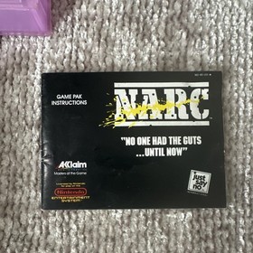 NARC by Acclaim Nintendo NES NTSC-U/C Game Cartridge Manual Included