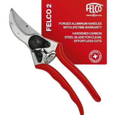 F2 Pruning Shears   9.25'' Swiss-Made Garden Clippers for Professional Pruning...