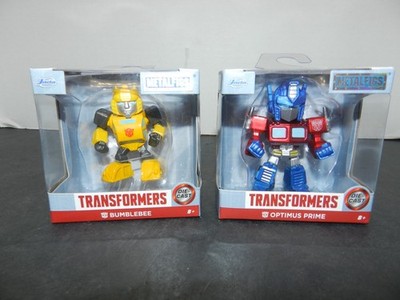Jada Metalfigs Transformers Bumblebee & Optimus Prime 2 Inch Die Cast Figures
