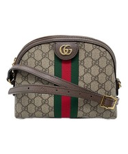 Gucci Ophidia Borsa a Tracolla Piccola Beige Marrone GG Supreme Tela 499621 Italia