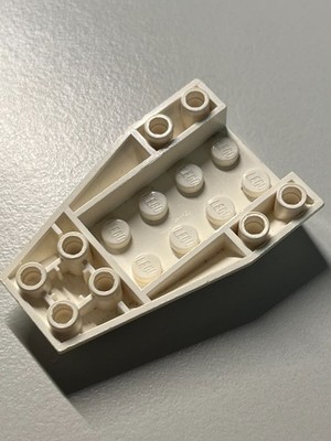1 Stck. Lego White Wedge 6 x 4 Triple Inverted Curved 43713