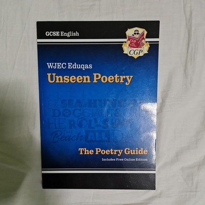 New Grade 9-1 GCSE English Literature WJEC Eduqas Unseen Poetry Guide 