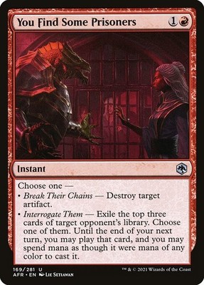 You Find Some Prisoners Foil Adventures in the Forgotten Realms 169 NM MTG
