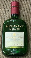 Buchanan's Deluxe 12 Year Old  Blended Scotch Whisky Bottle  .750 - unrinsed