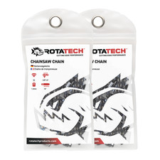 2 14" Rotatech Chainsaw Chains Fits Husqvarna 135 235 236 - 3/8" LP 1.3mm 52 DL