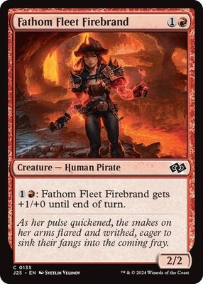 Fathom Fleet Firebrand C 135 Regular Foundations Jumpstart MTG Card NM