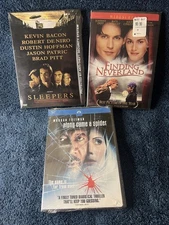3 New DVD Lot Along Came a Spider, Sleepers, Finding Neverland