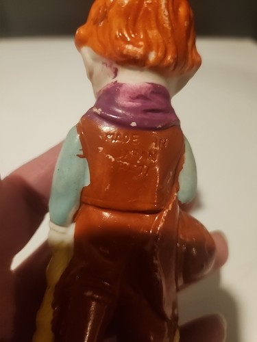 Vintage Bisque Cowboy Made in Japan 4.5" Doll 1930s A271 - Picture 8 of 10