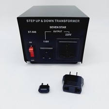 Seven Star ST-500 Watt 110/-220 Volt Step Up Down Transformer Converter 500W