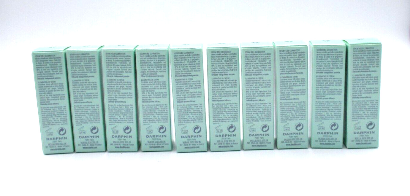 Lot / 10 Darphin Radiance & Hydration Illuminating Oil Serum ~ 5 ml x 10 ~ BNIB