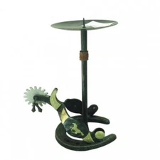  Metal Spur Candle Holder Stand Cowboy Western Decor 