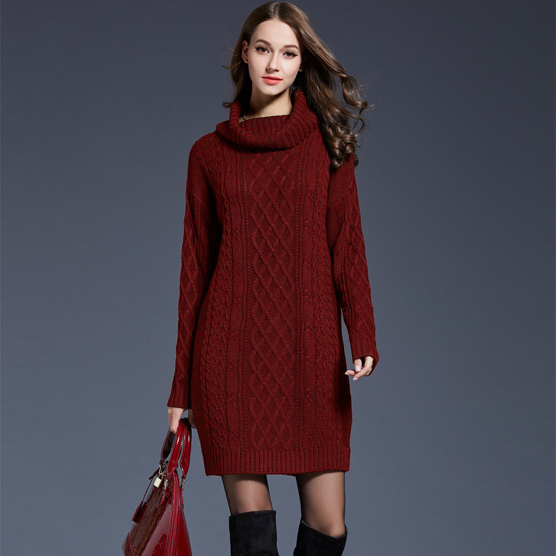 red knitted jumper dress Amazon.com: Women's V Neck Wrap Sweater Dress Long Sleeve Cable Knit  Bodycon Mini Party Dress Casual Solid Color Pullover Jumper (X-Large,Red) :  Clothing, Shoes & Jewelry