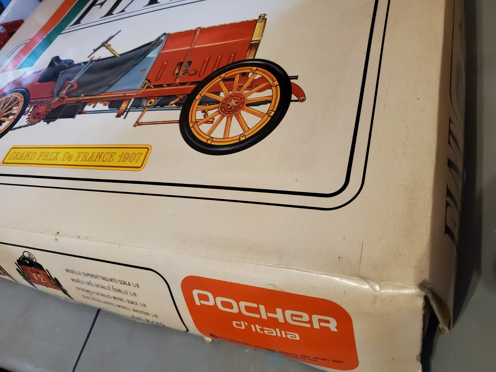 ☆激レア絶版*POCHER*1/8*FIAT 130HP 