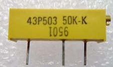 C513 VISHAY TRIMPOT TRIMMER POTENTOMETER RESISTOR 50K ohm 3/4W 10-PC LOT