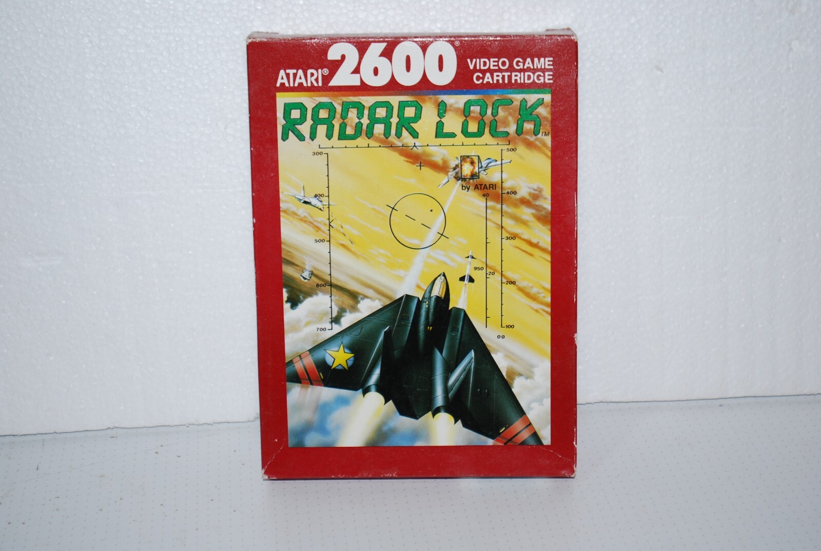 JEU ATARI 2600 RADAR LOCK 1989 EN BOITE AVEC NOTICE